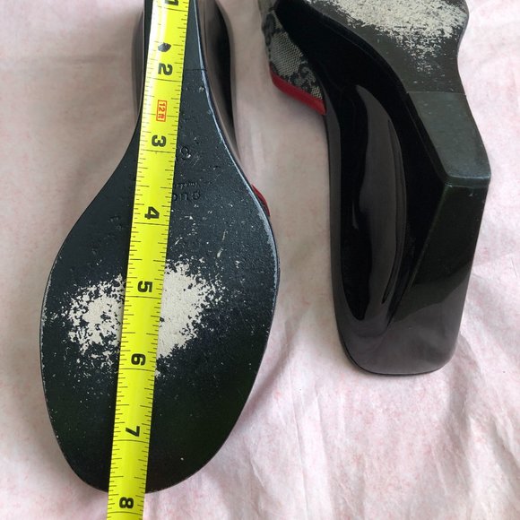 Gucci Black and Red Wedges - Picture 11 of 15